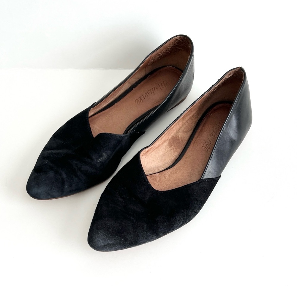 Madewell Lizbeth Suede Leather Flats - Picture 2 of 7